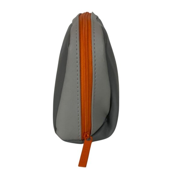 Cole Haan For American Airlines Gray & Orange Amenities Cosmetics Toiletry Bag - Picture 2 of 6